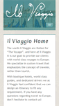 Mobile Screenshot of ilviaggio.com